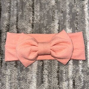 Baby Girls Pink Bow Headband